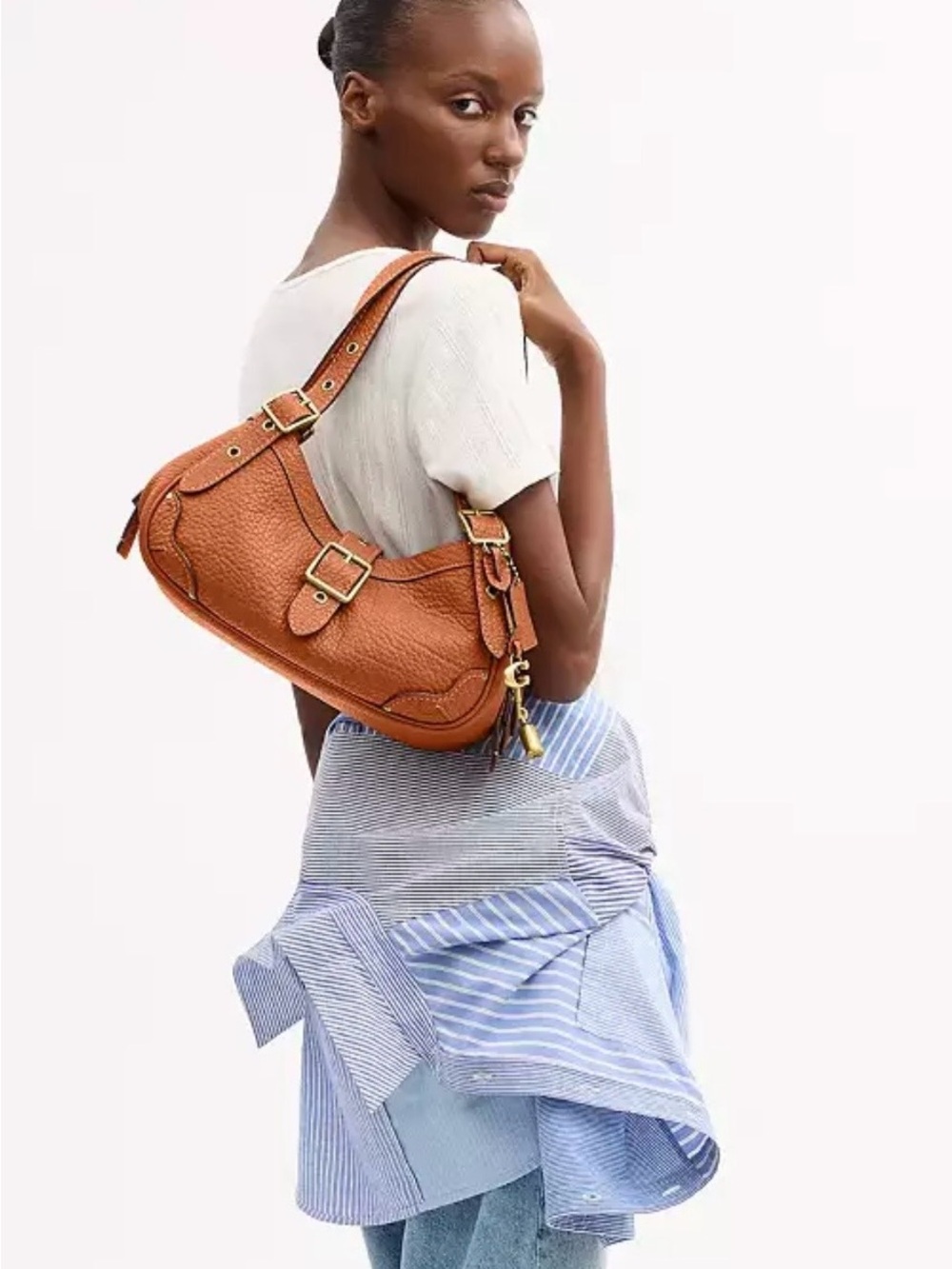 Coach in Amber Drifter Shoulder Bag 31 - Picture 2 of 6